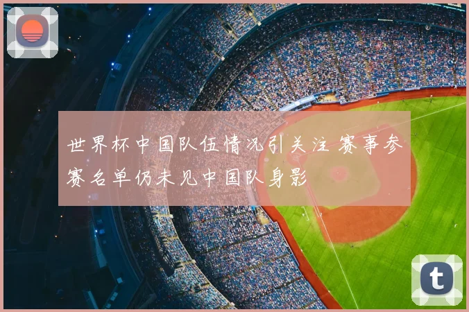 世界杯中国队伍情况引关注 赛事参赛名单仍未见中国队身影
