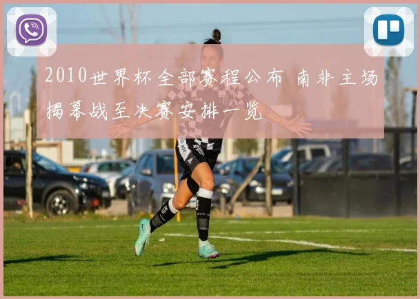 2010世界杯全部赛程公布 南非主场揭幕战至决赛安排一览